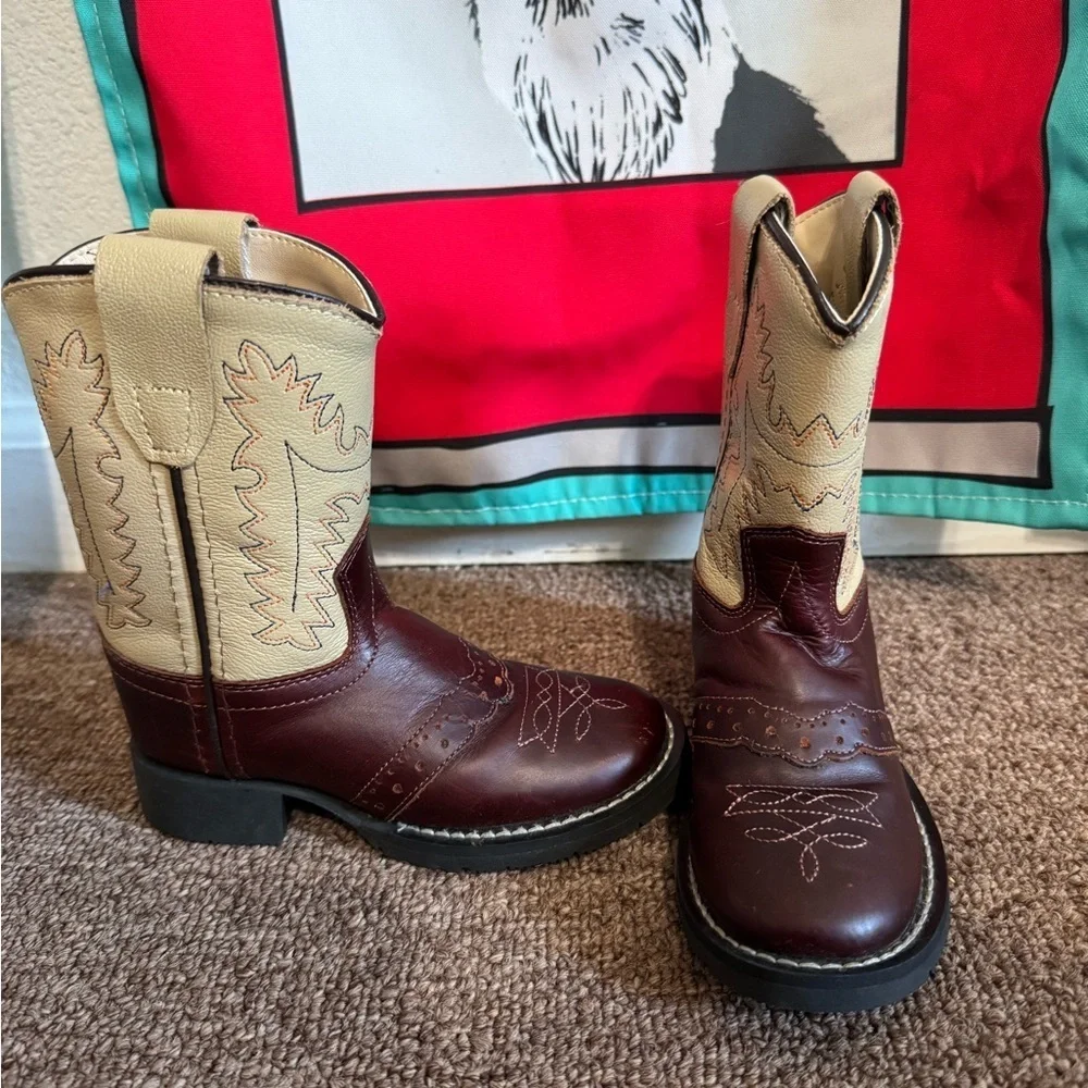 Old West Toddler Kids Boots size bb